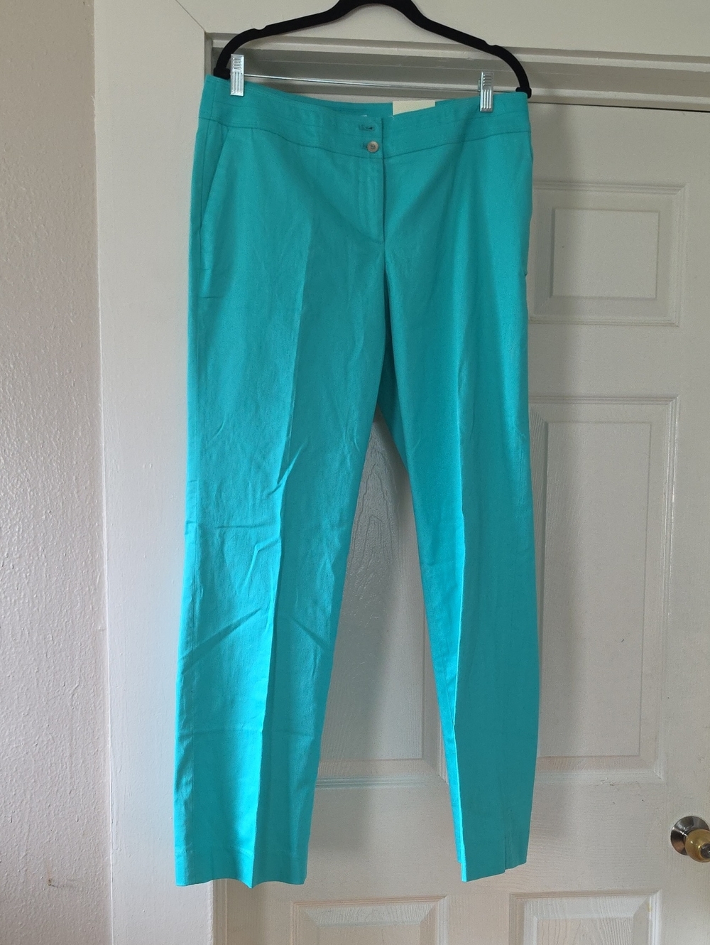 Cato Teal Straight-Leg Women's Pants